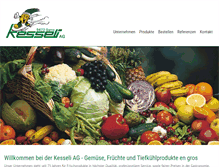 Tablet Screenshot of kesseli-ag.ch